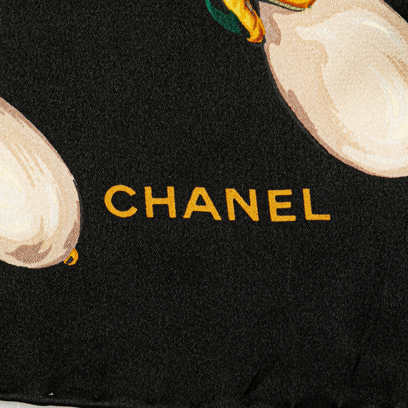Pre-Loved Chanel Gripoix Silk Scarf - Picture 2 of 5